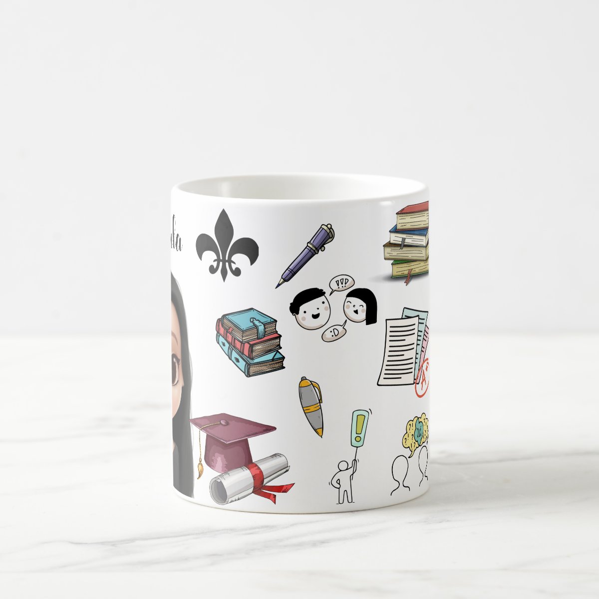 Caneca Presente Criativo Professor de Português Professora