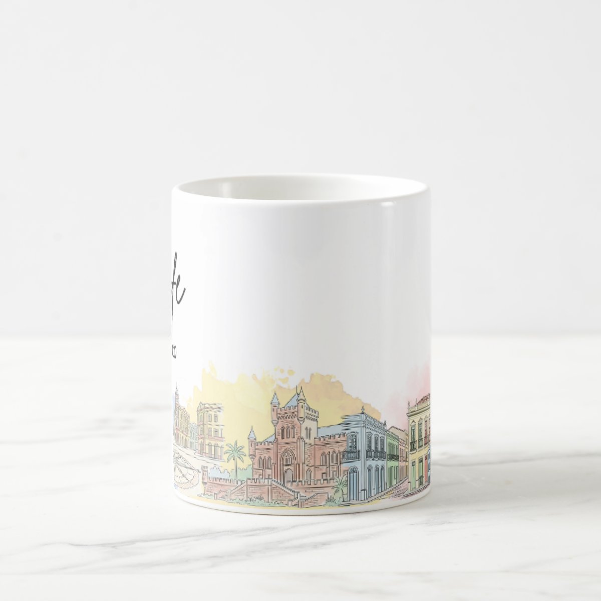 Caneca Personalizada Pernambuco Lembrança Cidade Recife