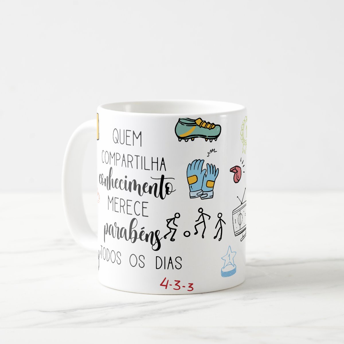 Caneca Presente Dia Dos Professores Professor De Futebol