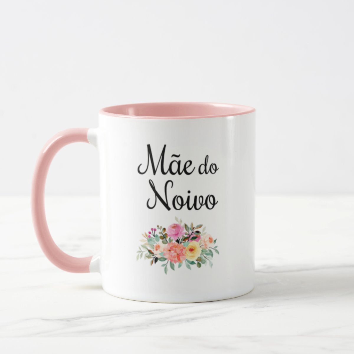 Caneca Casamento Mãe Presente Personalizada Com Nome - Casamento (Noiva)