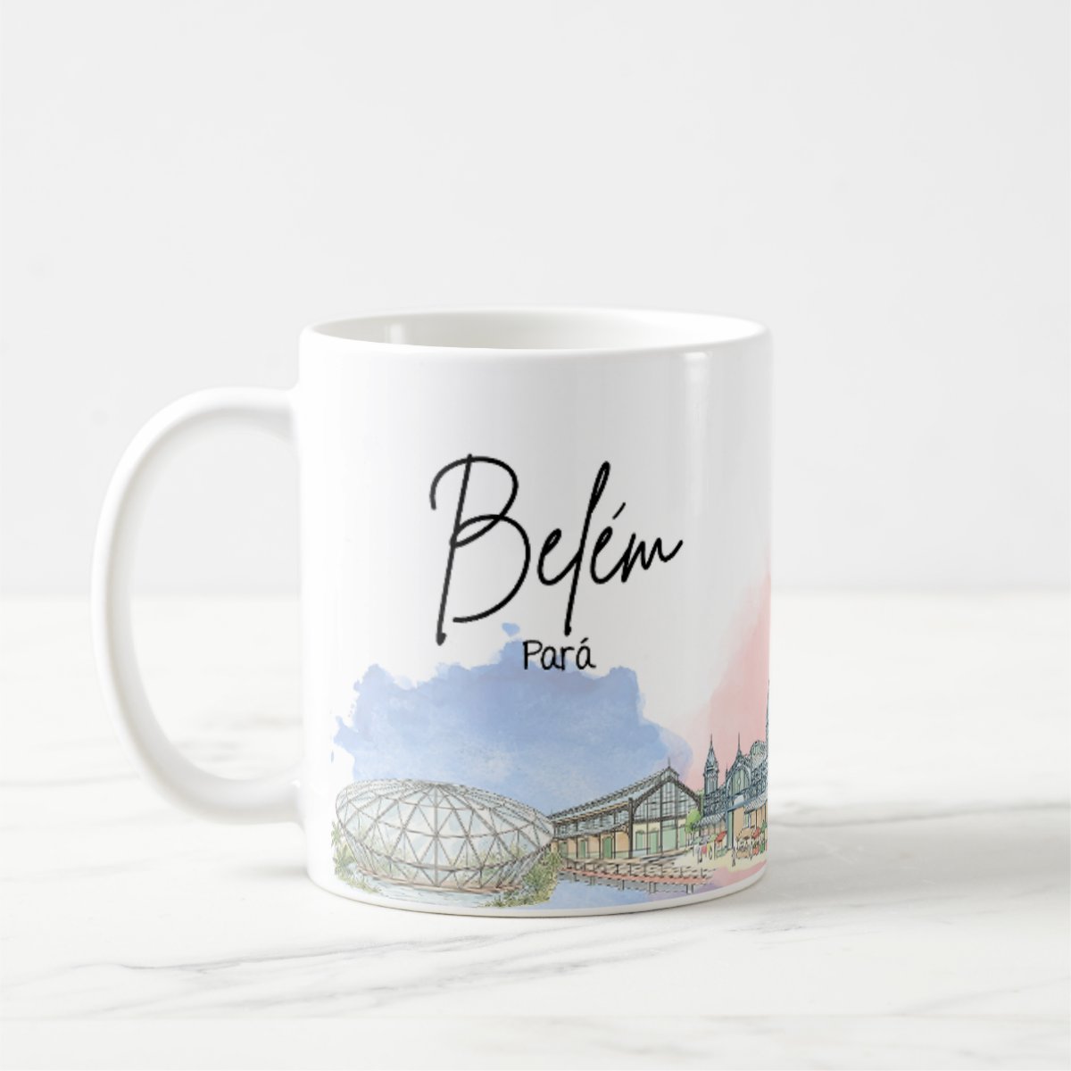 Caneca Personalizada Pará Lembrança Cidade Belém
