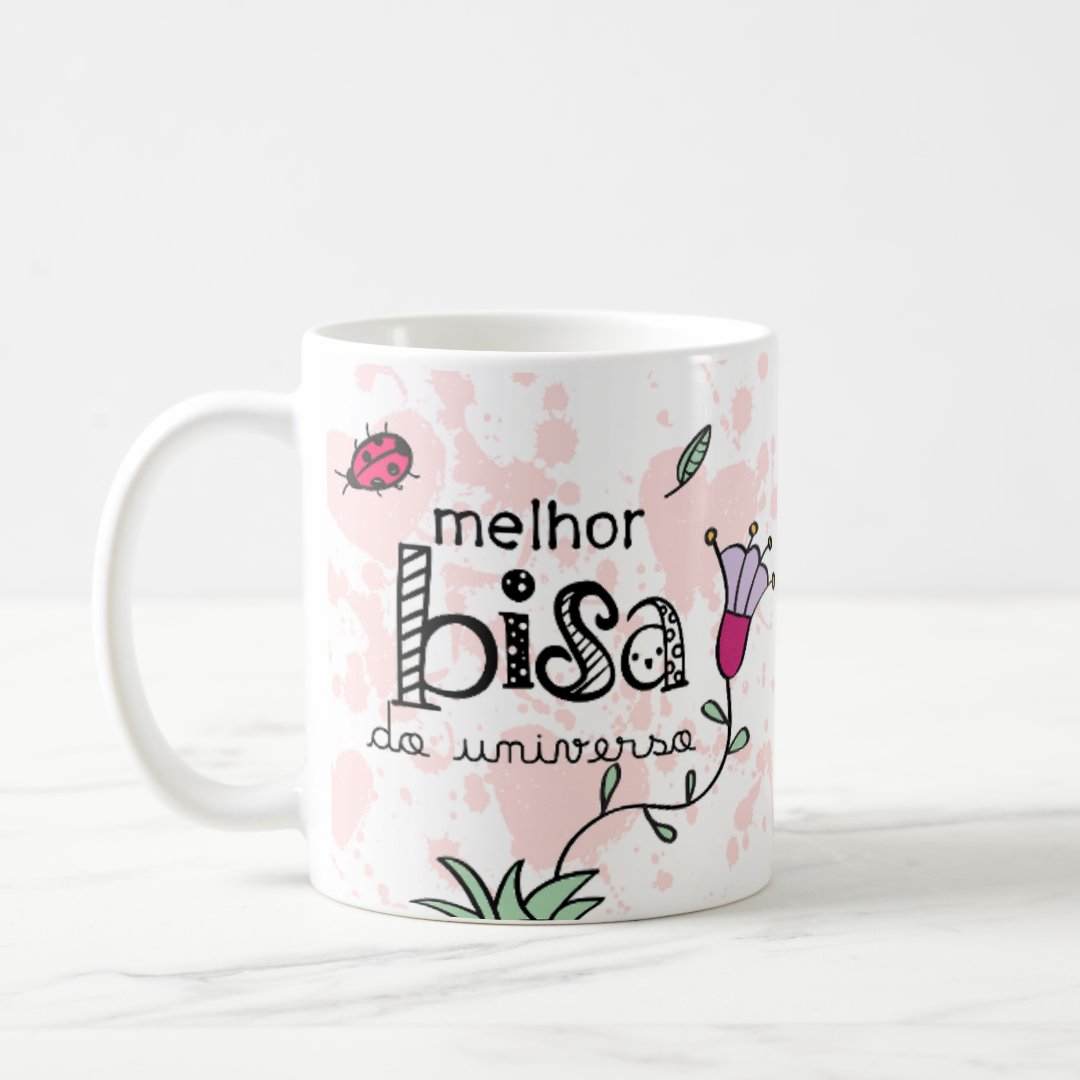 Caneca Presente Especial Aniversário para Melhor Bisavó - Família (Avó/Avô)
