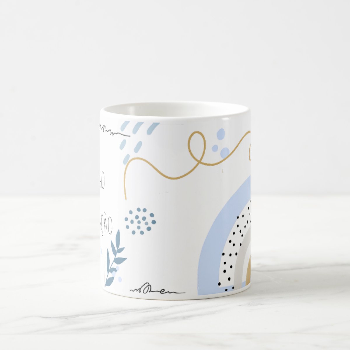 Caneca Personalizada Padrinho de Consagração Minimalista