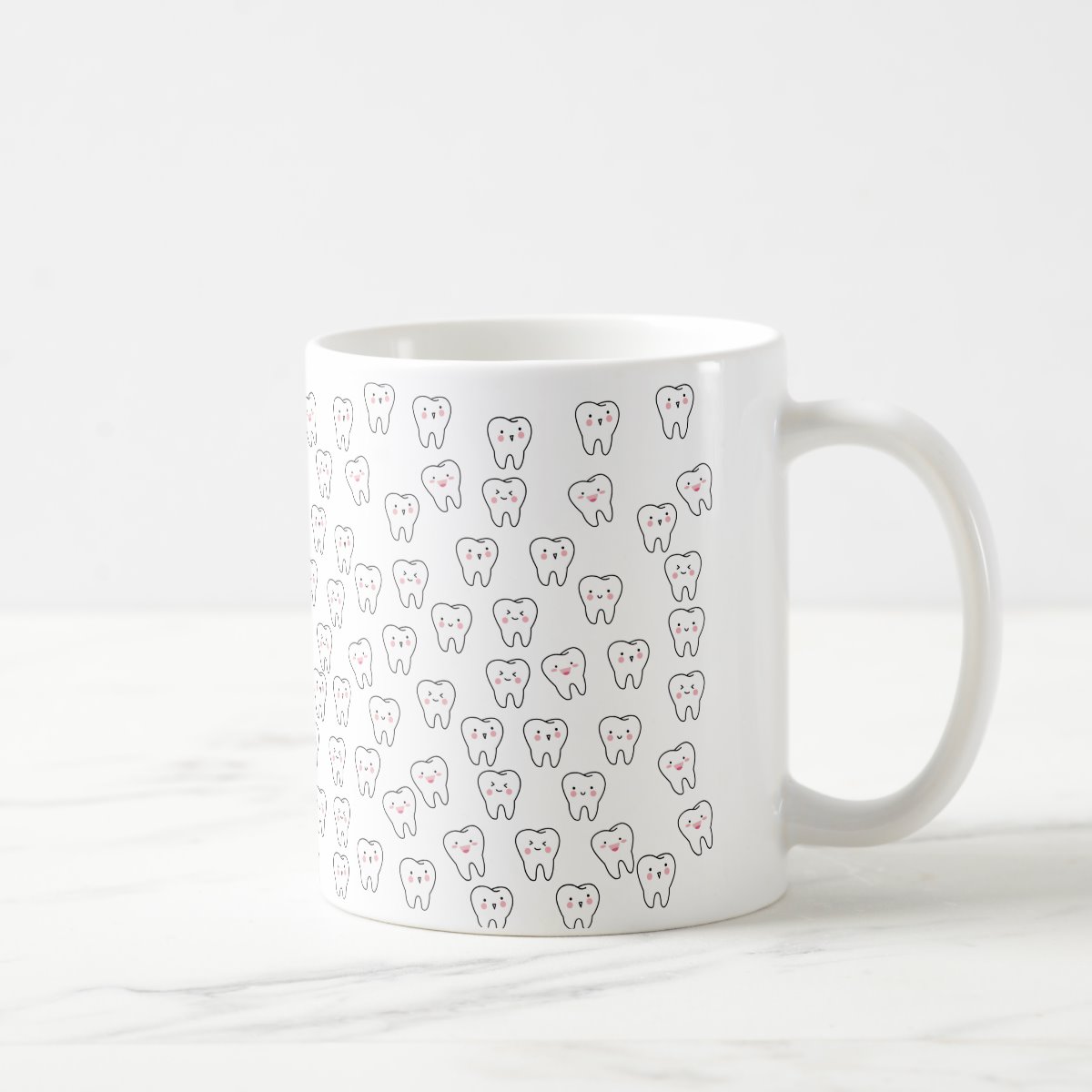 Caneca Criativa Presente Profissão Odontologia com Dentinhos