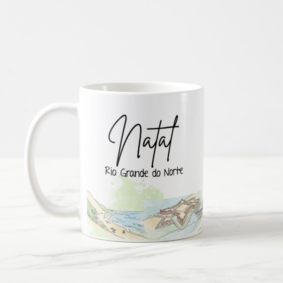 Caneca Personalizada Rio Grande do Norte Lembrança Cidade de Natal - Outros (Natal)