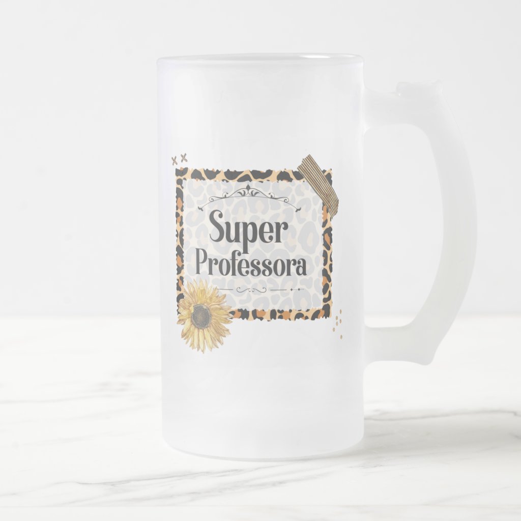 Copo De Cerveja Personalizado Presente Super Professora