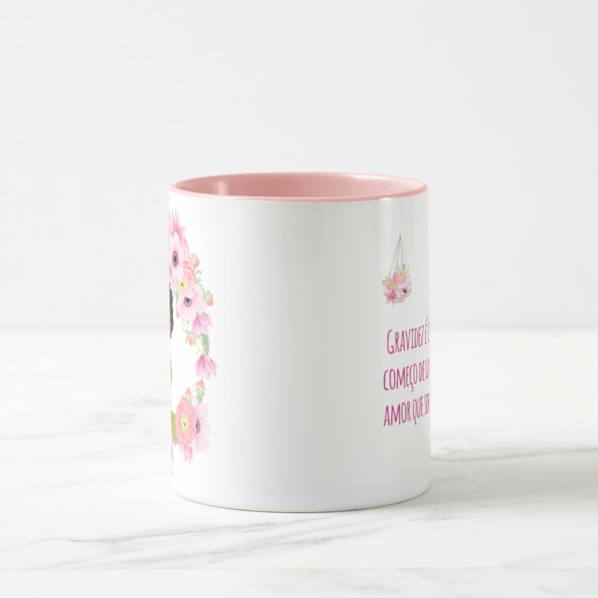 Caneca Personalizada de Gravidez Futura Mamãe Dia das Mães