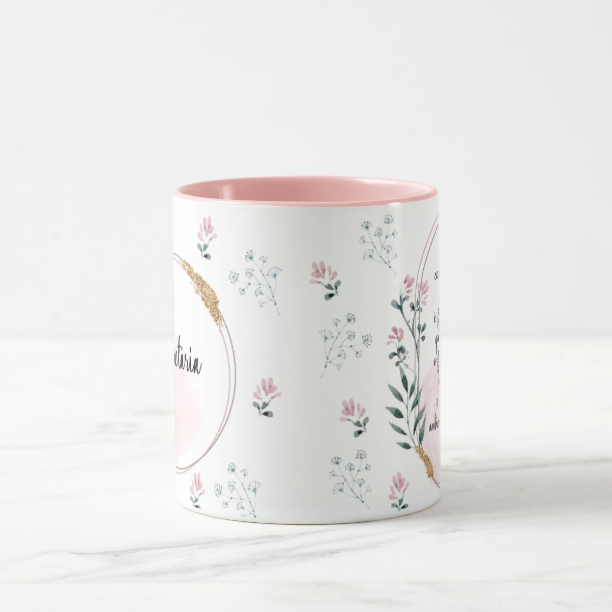Caneca Feminina Delicada Presente Profissão Secretária
