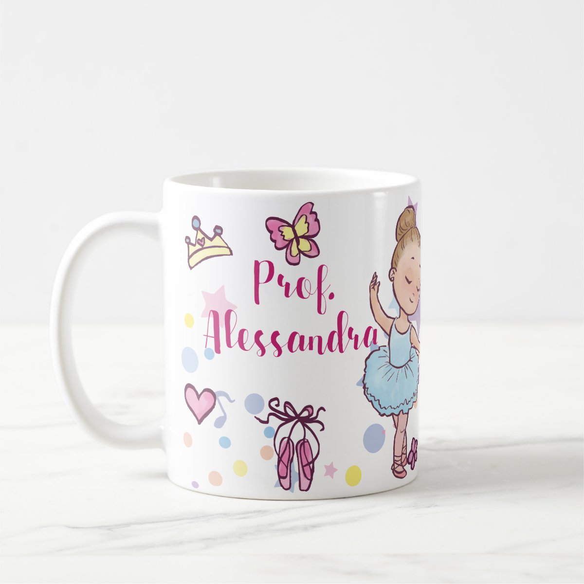 Caneca Personalizada Delicada as Professoras Bailarinas