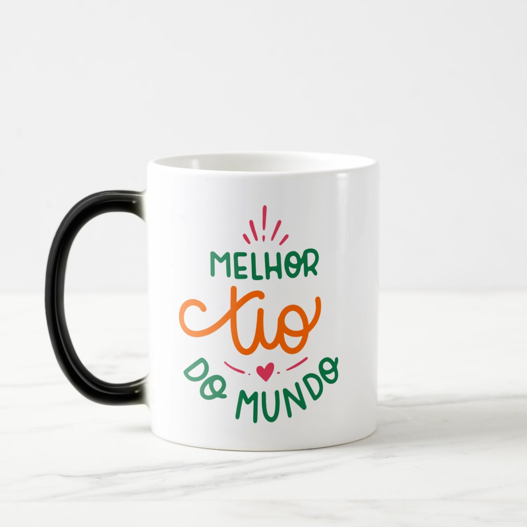 Caneca Mágica Presente Criativo Especial para Melhor Tio
