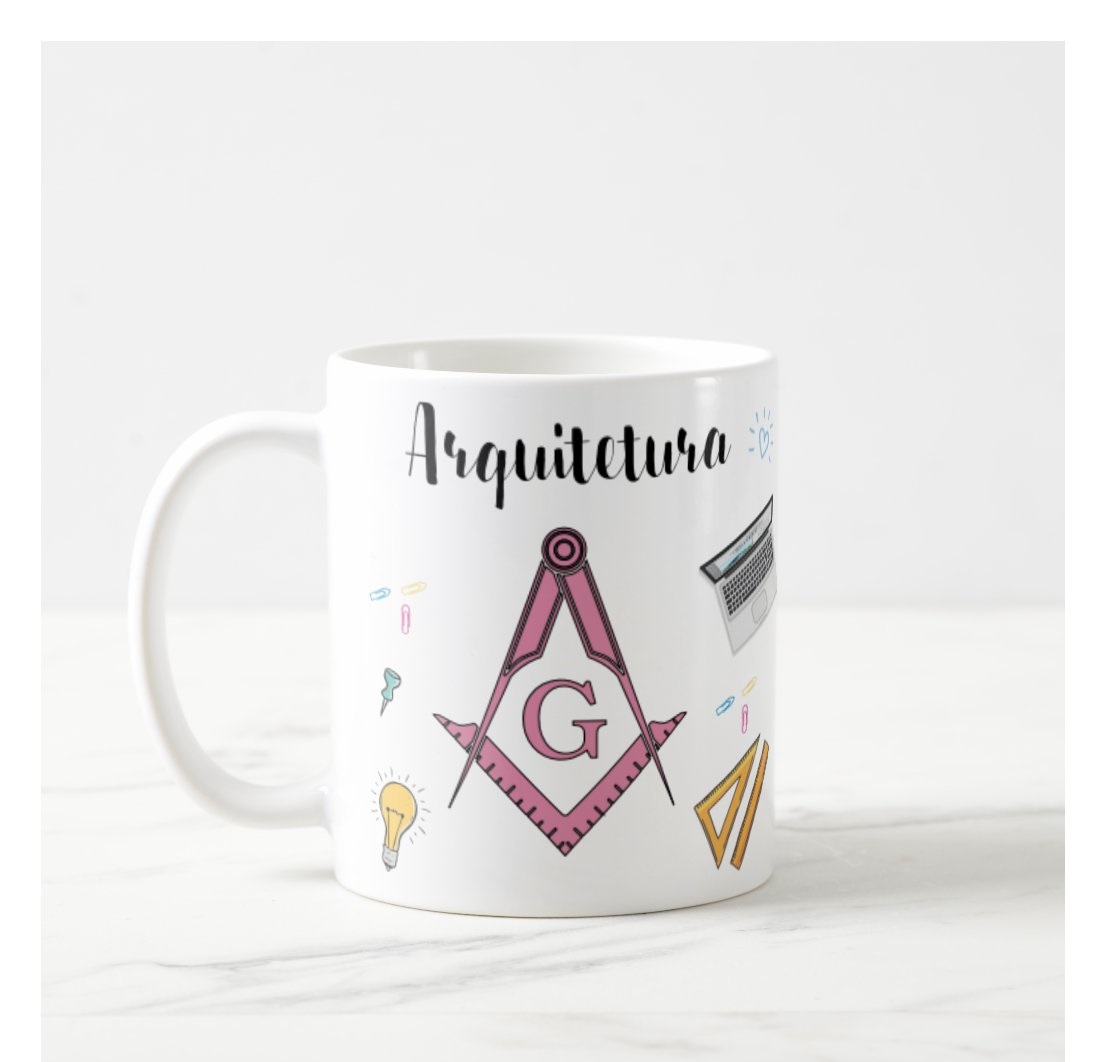 Caneca Personalizada Arquitetura Presente Arquiteta - Profissões (Arquiteto(a))
