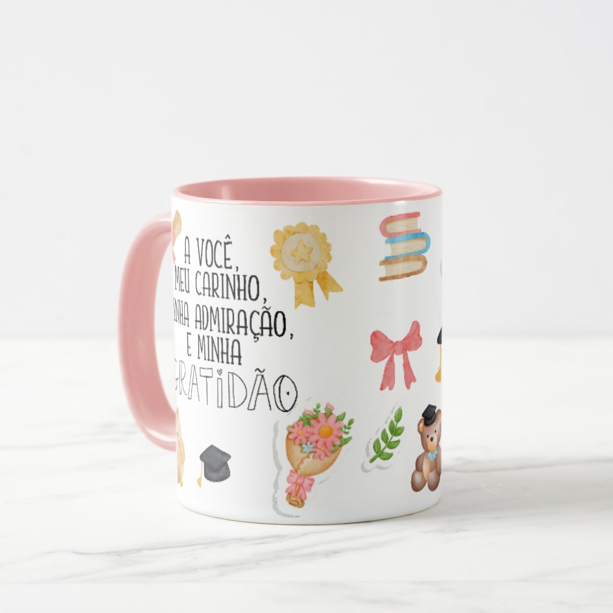 Caneca Presente Agradecimento Professora Dia dos Professores