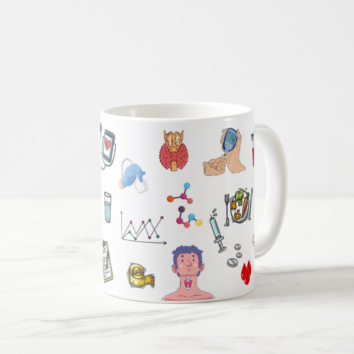 Caneca Personalizada Presente Médico Endocrinologista