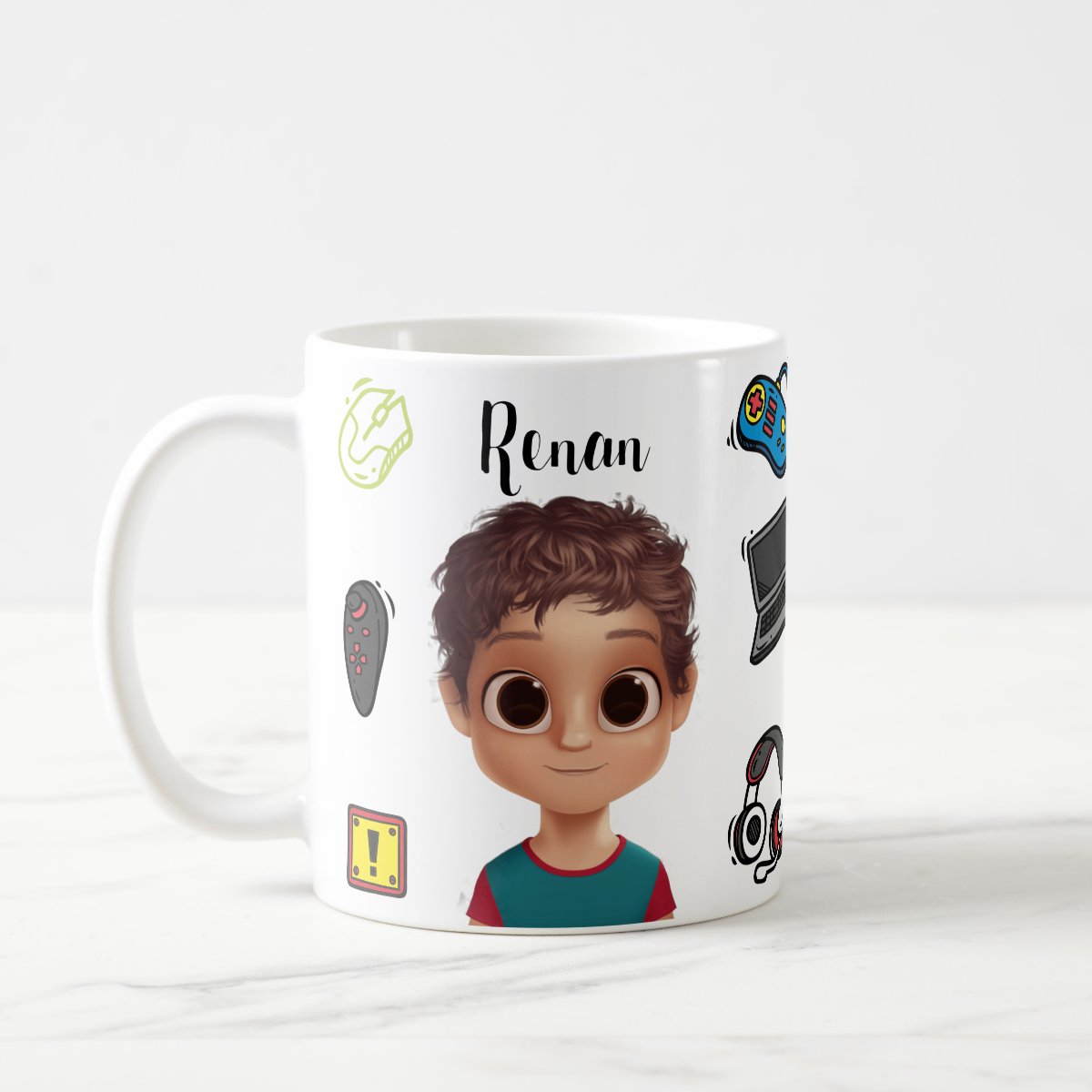 Caneca Profissão Gamer Presente Personalizada Com Avatar - Outros (Esporte)