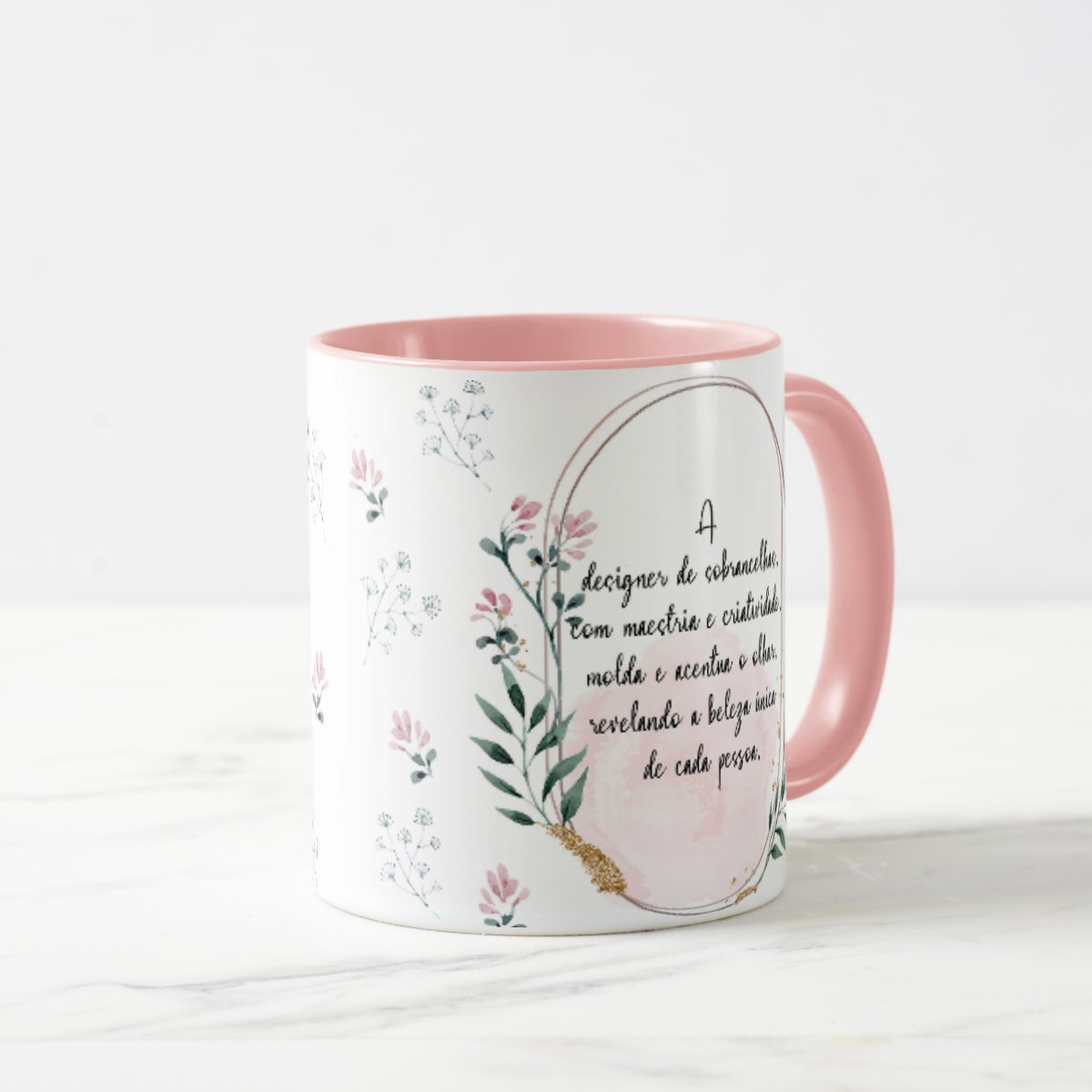 Caneca Feminina Delicada Presente Profissão Lash Designer