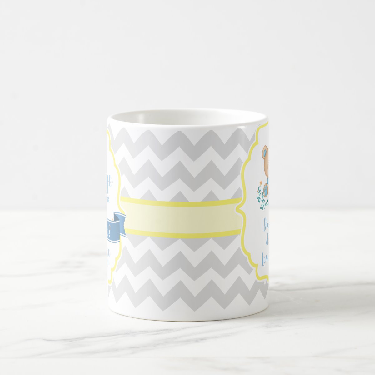 Caneca de Cerâmica Personalizada Padrinho Batizado Urso