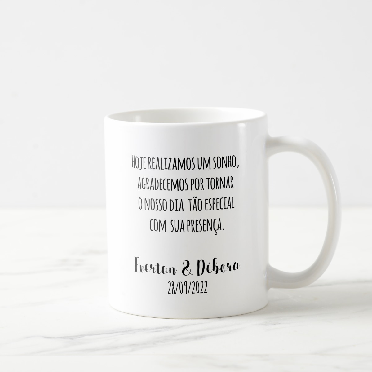 Caneca Personalizada Avó da Noiva Casamento Marsala