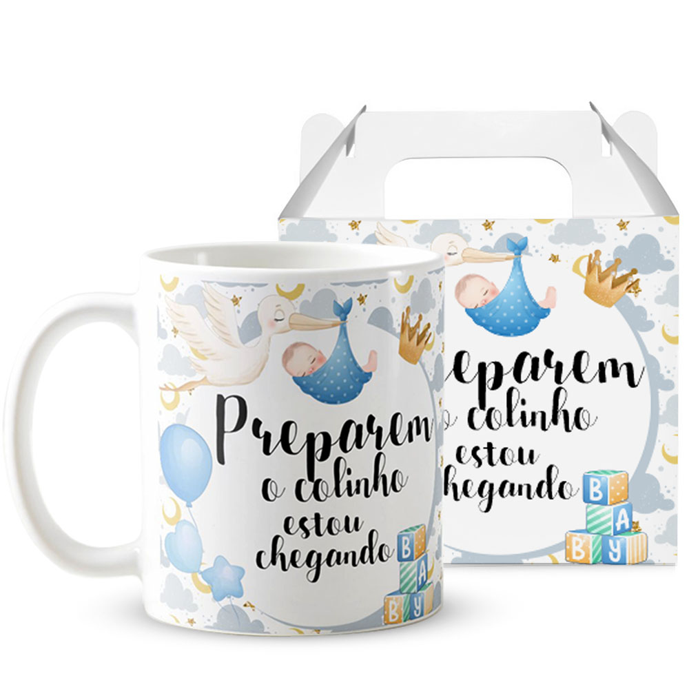 Caneca Anúncio De Gravidez para Amigos e Família Pronta Entrega