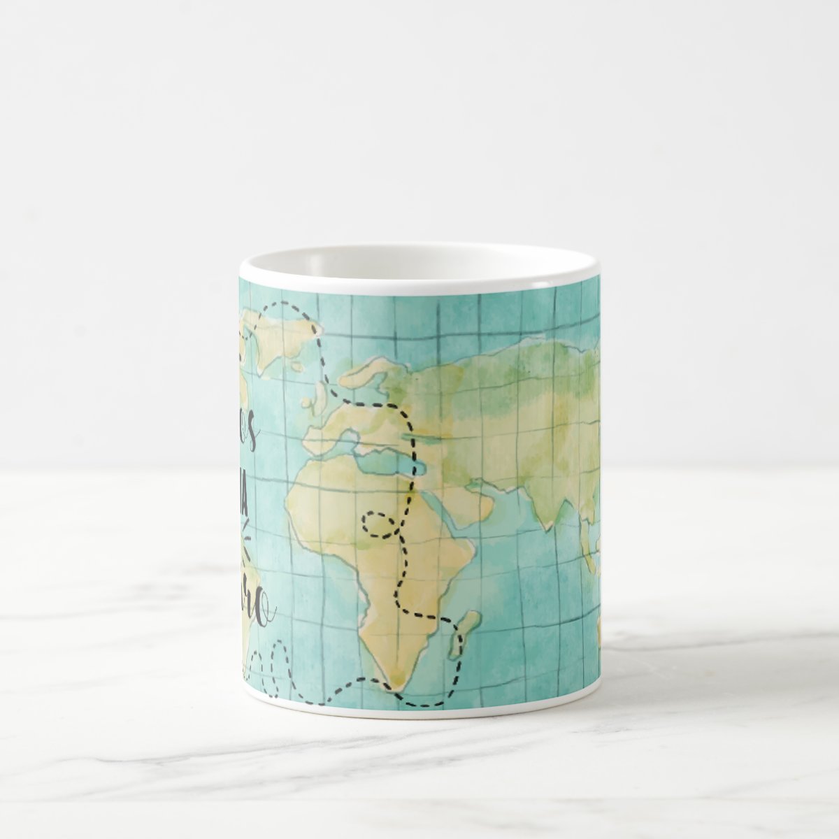 Caneca Personalizada Turismo Frase Menos Rotina Mais Roteiro