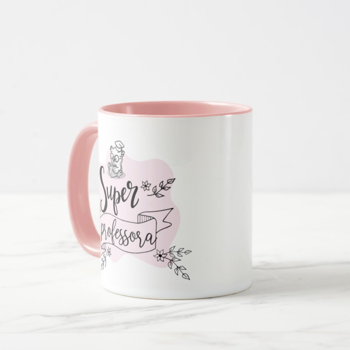 Caneca Feminina Presente Criativo para Super Professora