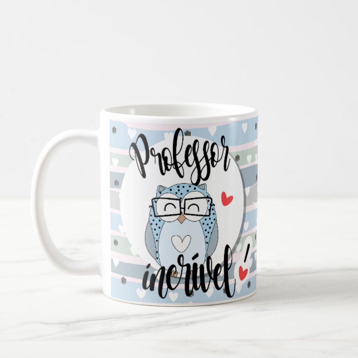 Caneca Presente Professor Incrível Coruja Lembrança