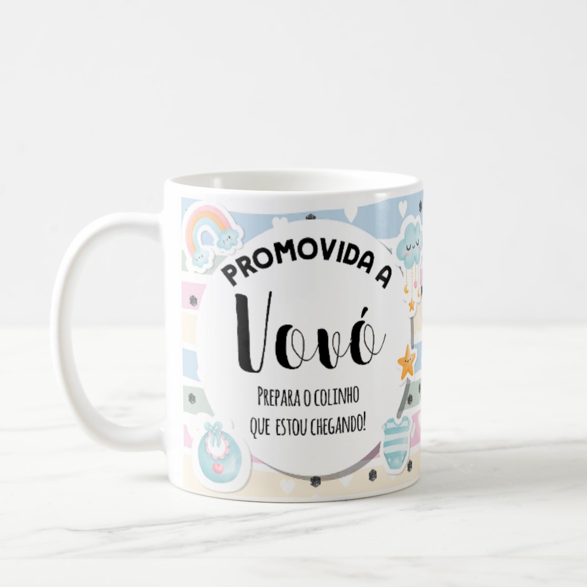 Caneca Anunciar Gravidez – Presente Promovida a Vovó Pronta Entrega