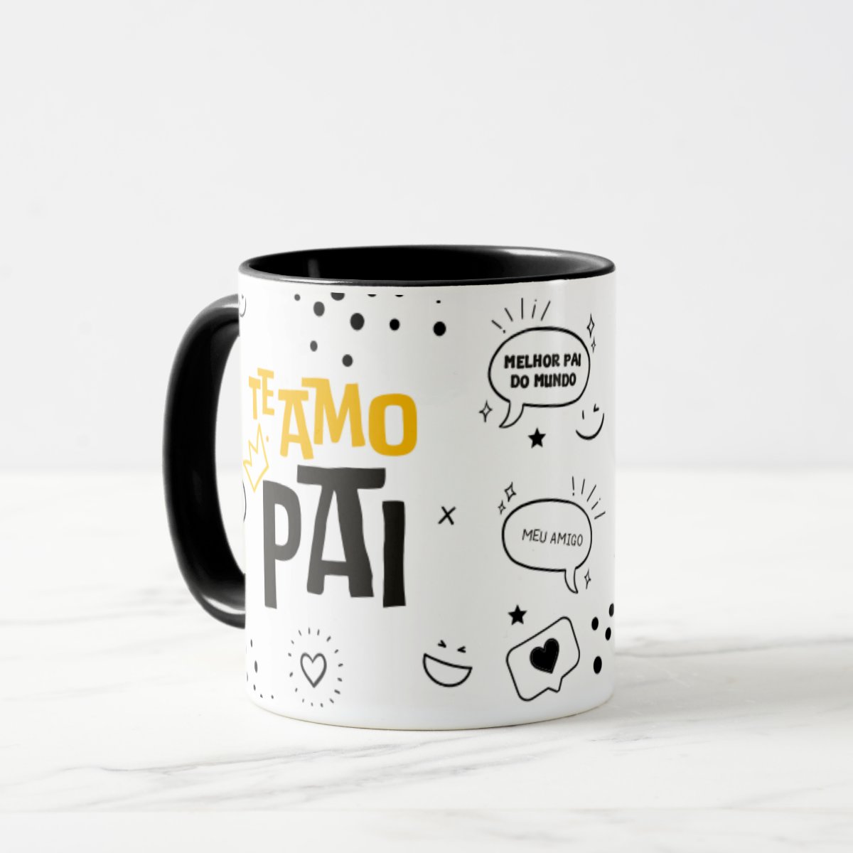 Caneca Personalizada Papai Presente Especial Te Amo Pai