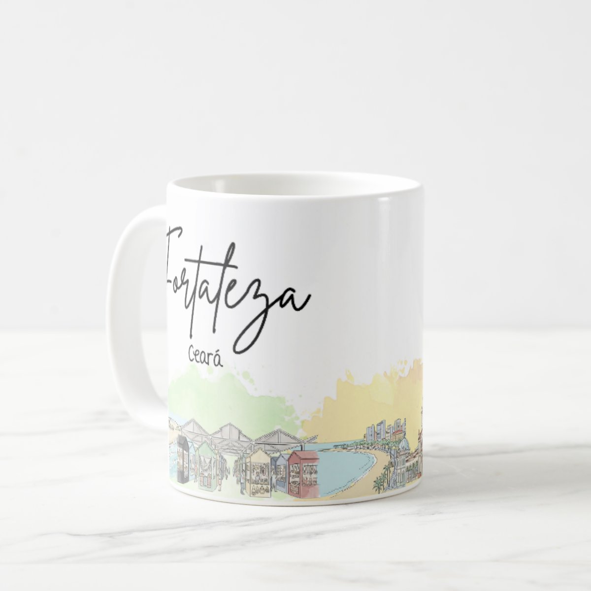 Caneca Personalizada Ceará Lembrança Cidade Fortaleza