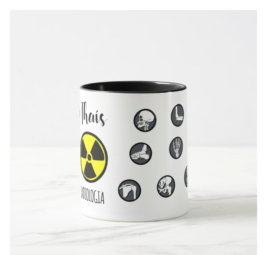 Caneca Criativa Radiologia Personalizada Radiologistas Nomes