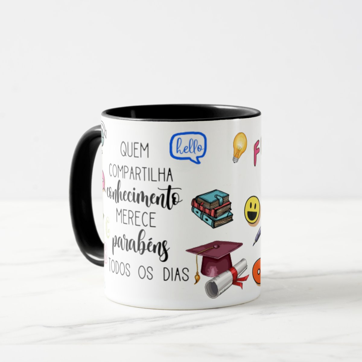 Caneca de Presente Dia dos Professores Professora de Inglês