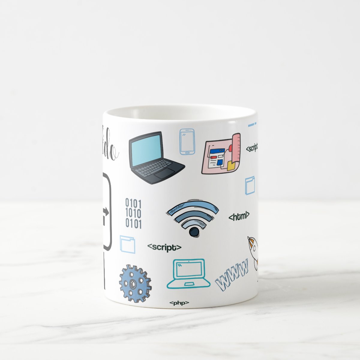 Caneca Profissão Presente Programador Tecnologia Com Nome