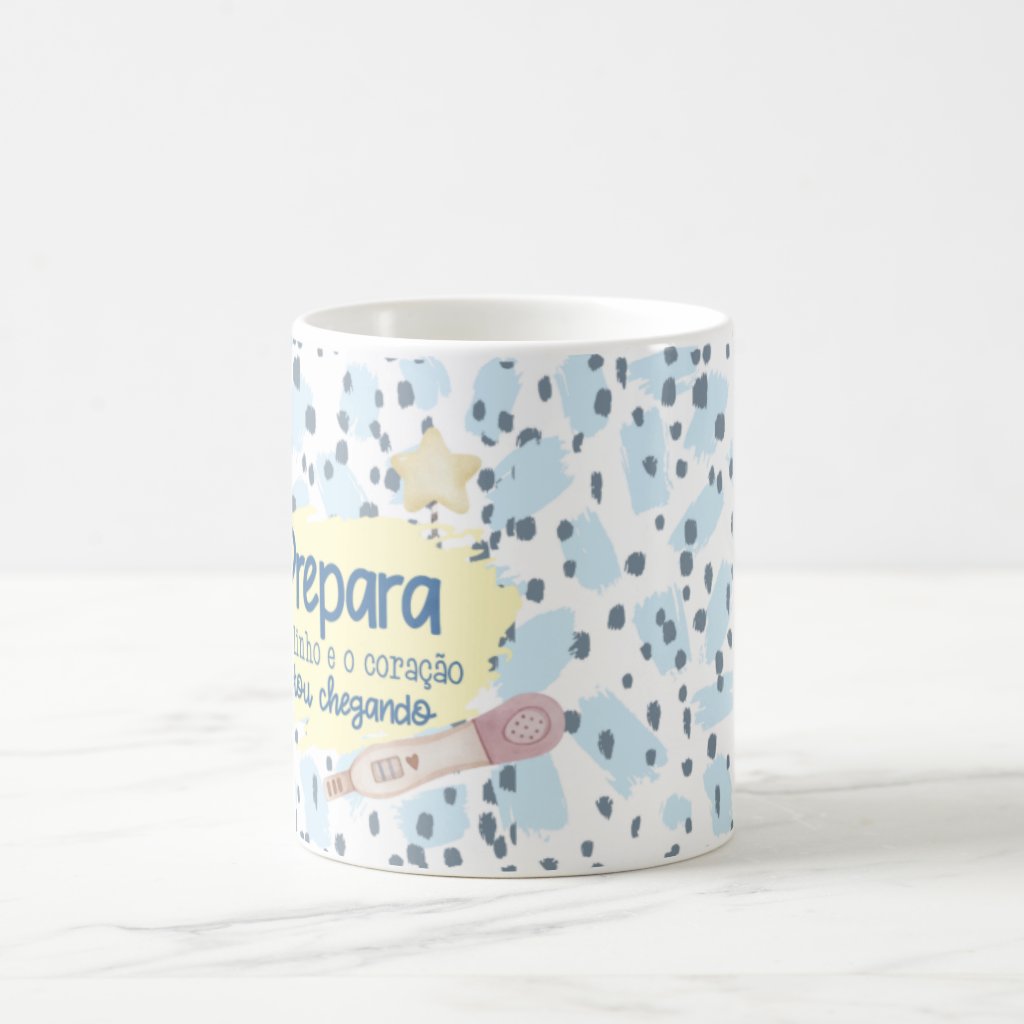 Caneca Presente Personalizado Para Contar Gravidez A Família