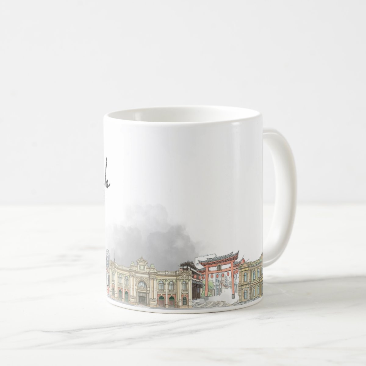 Caneca Personalizada São Paulo Lembrança Cidade Terra da Garoa