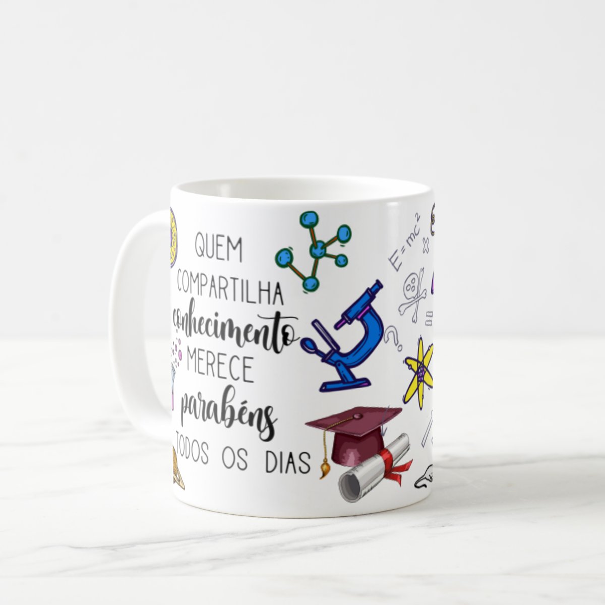 Caneca Presente Dia Dos Professores Professora De Ciências