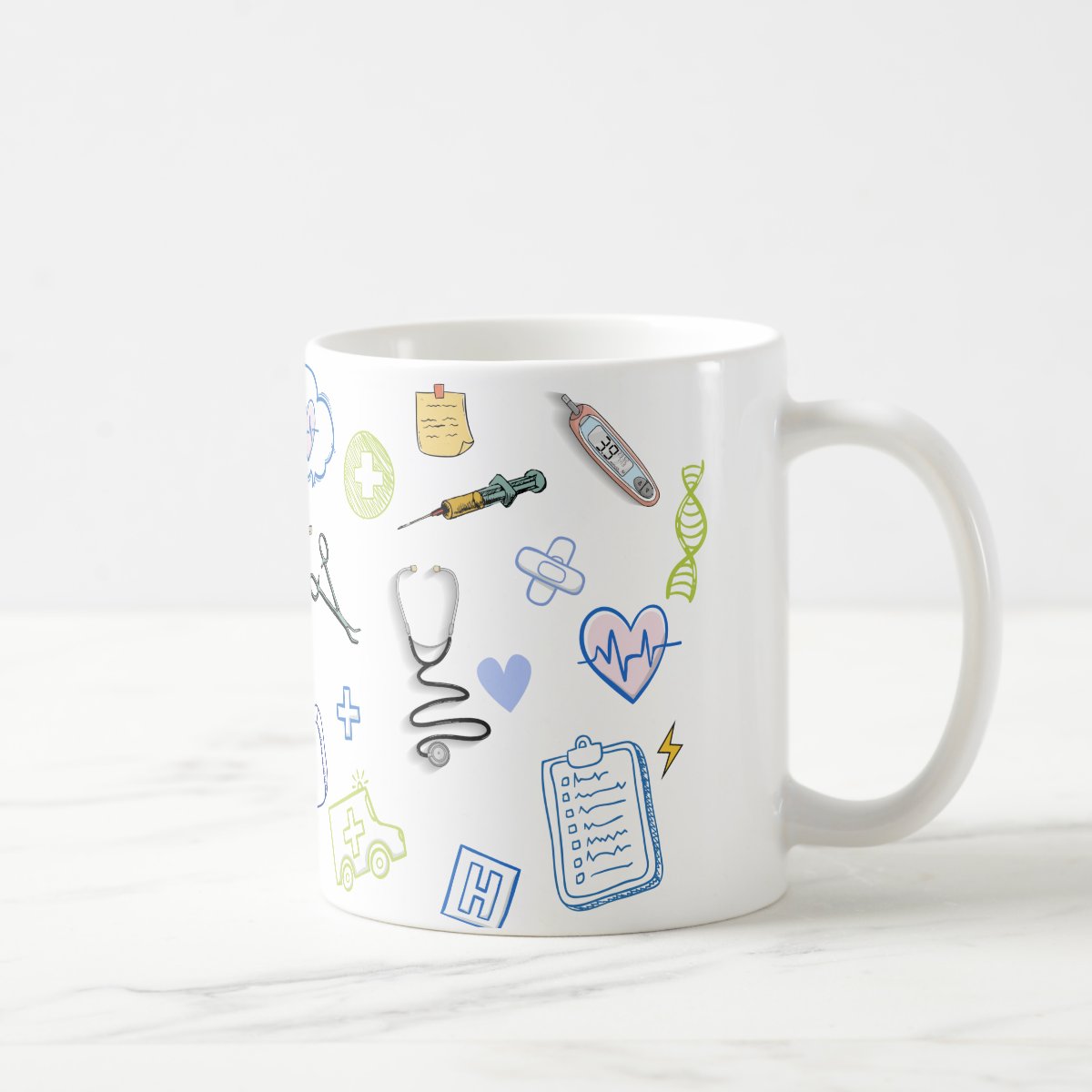 Caneca Profissão Enfermagem Presente Criativo Enfermeira