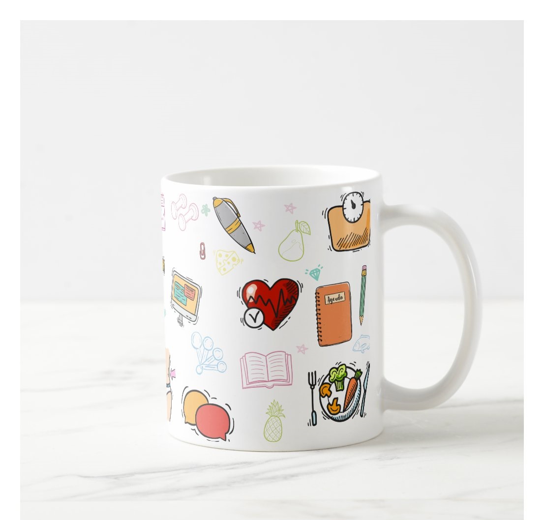 Caneca Profissão Presente Nutricionista Pronta Entrega