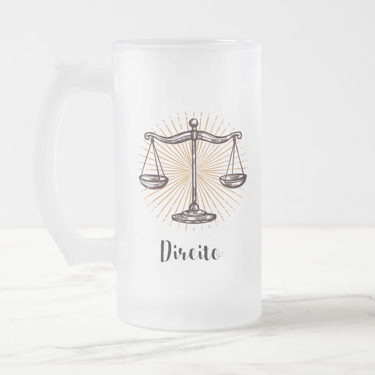 Copo de Cerveja Personalizado com Profissão Direito Advogado
