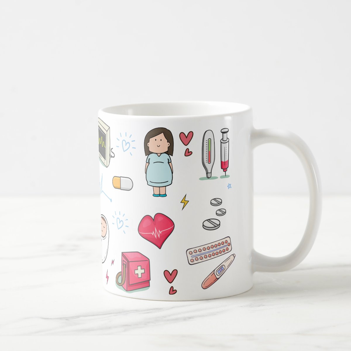 Caneca Personalizada Presente Médica Ginecologista Obstetra