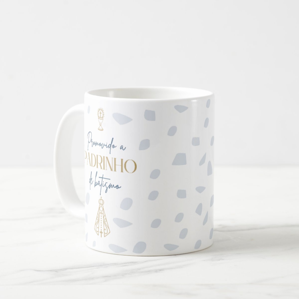 Caneca Personalizada Padrinho de Batismo Agradecimento