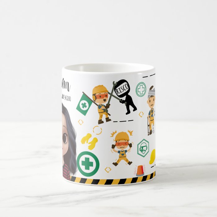 Caneca Criativa Presente Profissão Segurança do Trabalho