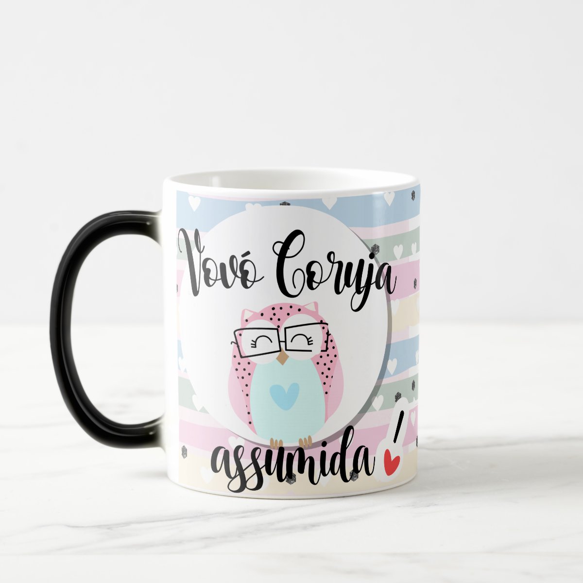 Caneca Personalizada Presente Criativo para Avó Vovó Coruja