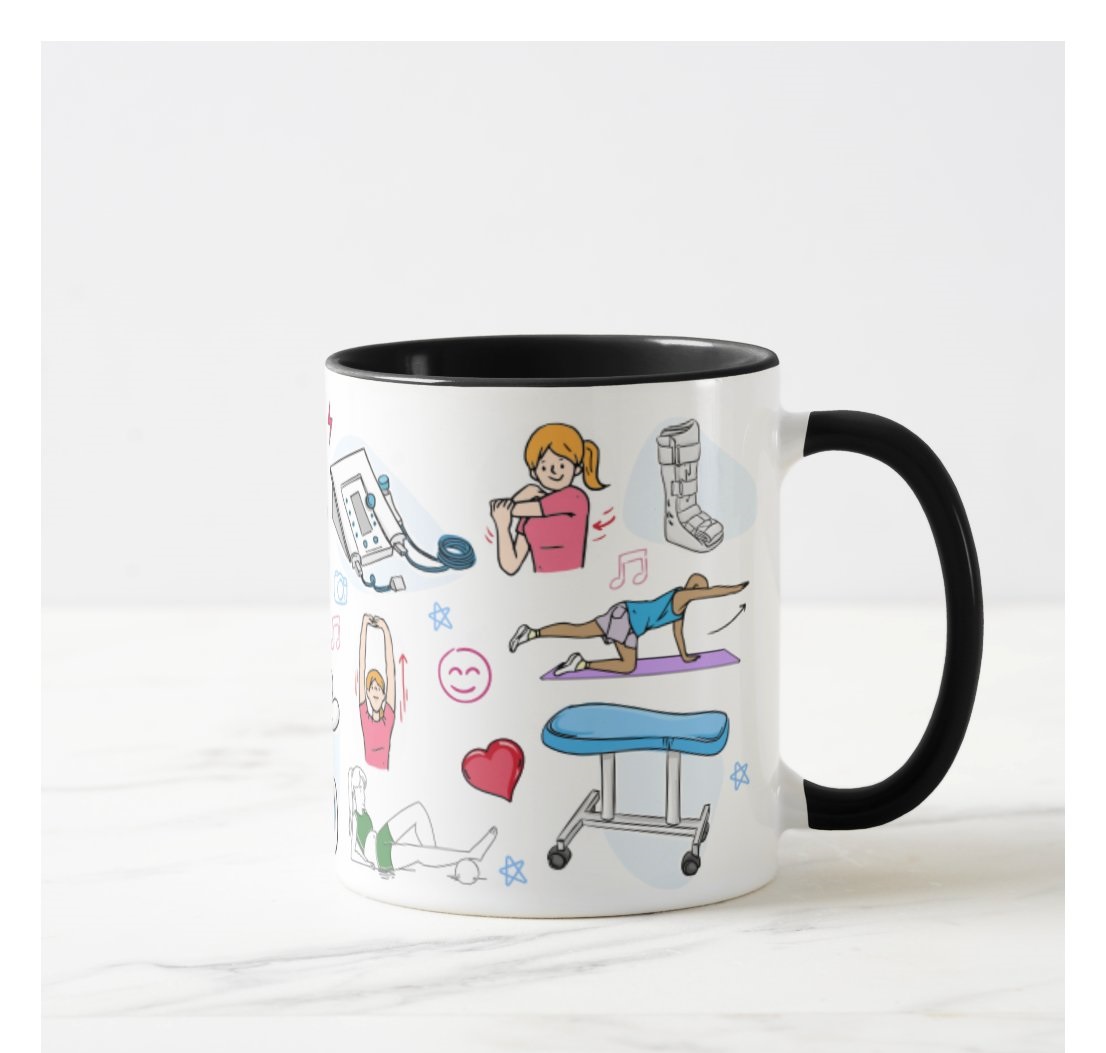 Caneca Fisioterapia Presente Criativo Fisioterapeuta