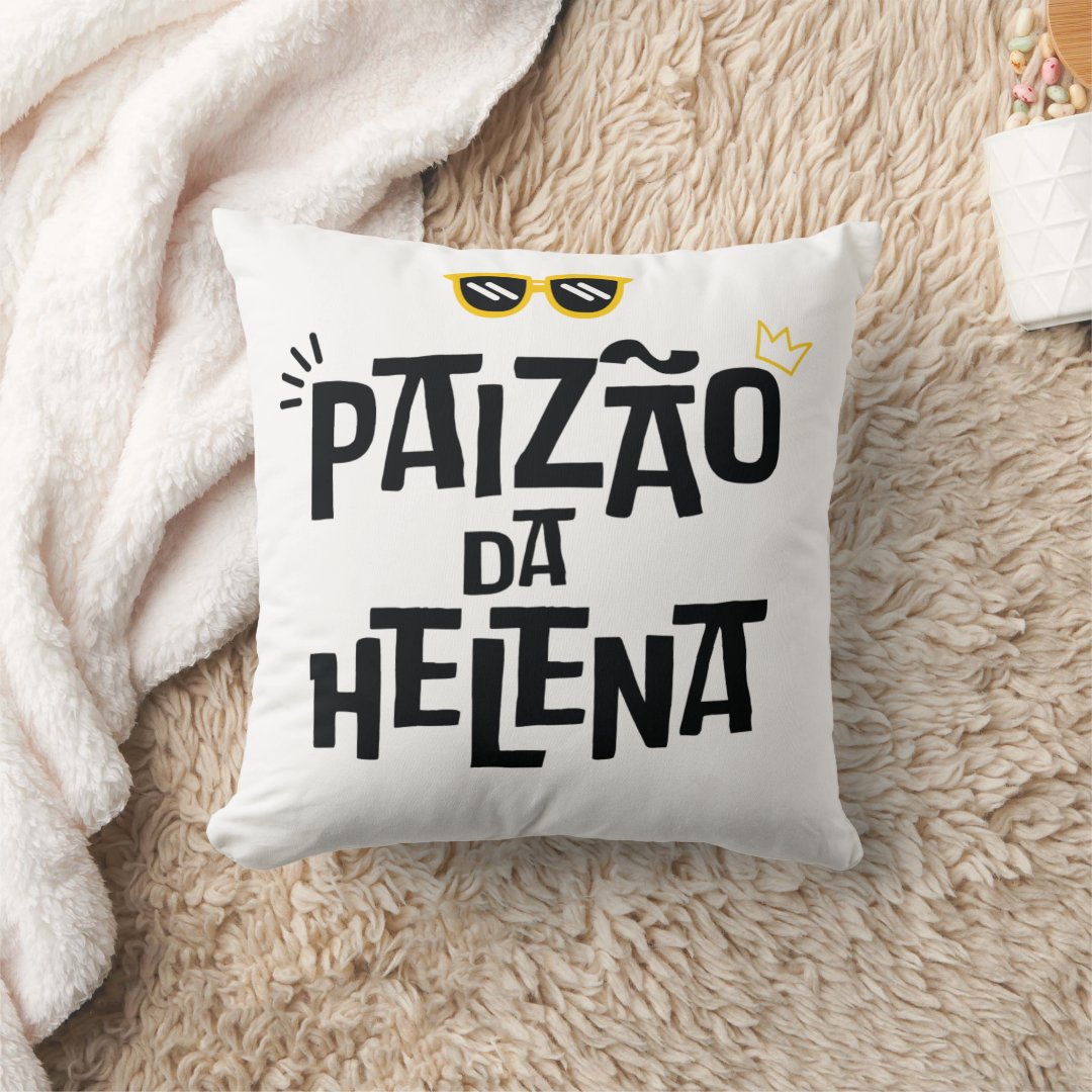 Almofada Personalizada Presente Paizão com Nome Família Pai - Família (Pai)
