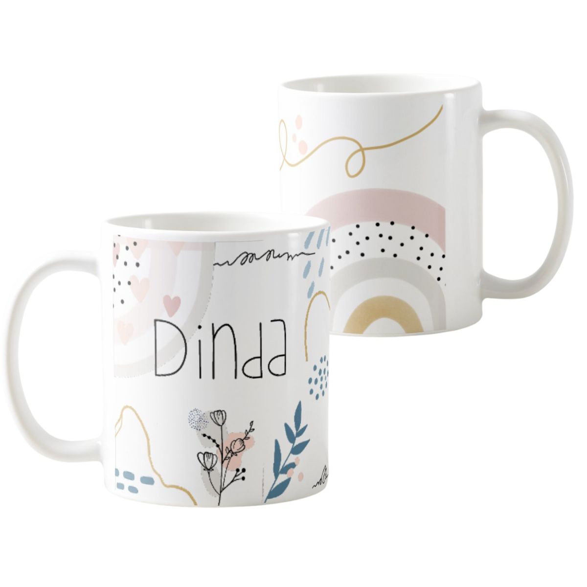 Kit Presente Moderno Especial Dindo e Dinda Minimalista