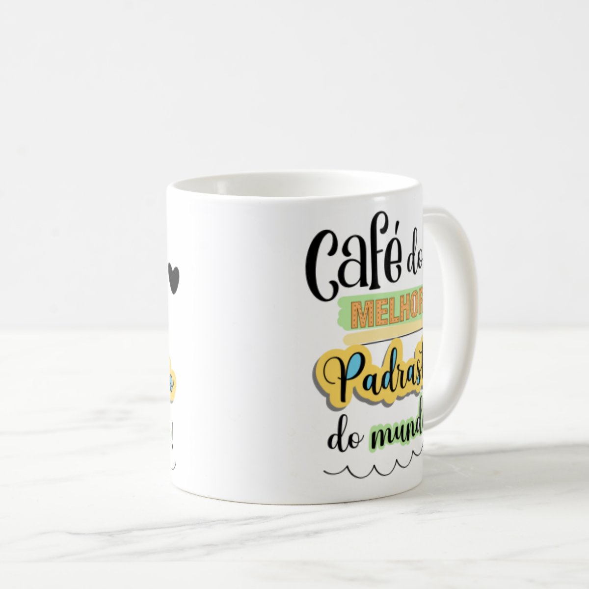 Caneca de Café Personalizada Presente Padrasto Dia dos Pais
