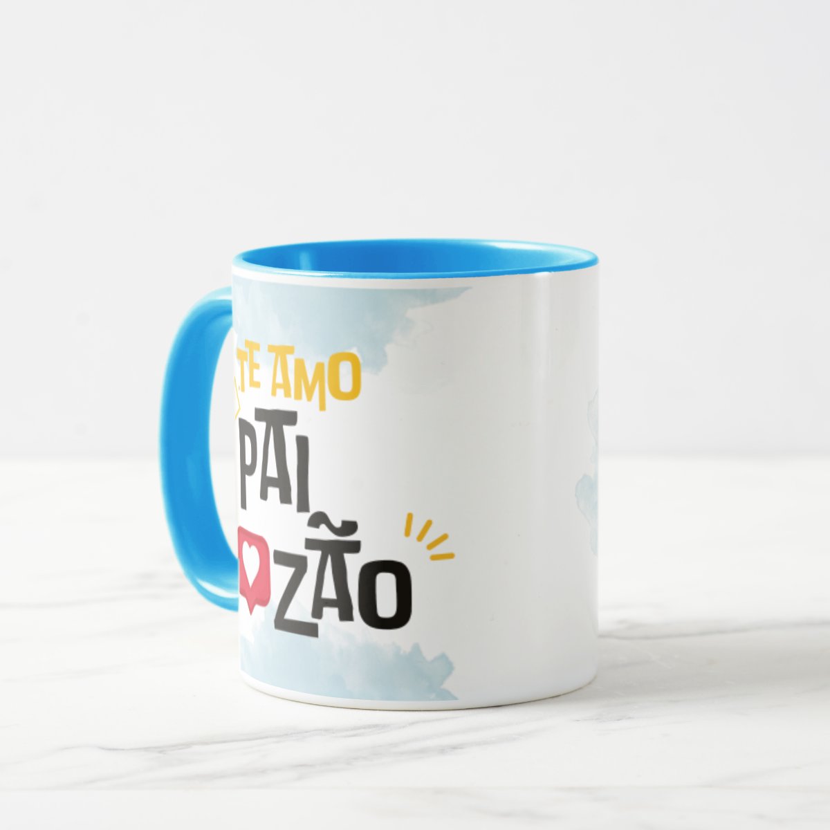 Caneca Presente Especial Feliz Dia dos Pais Paizão Te Amo