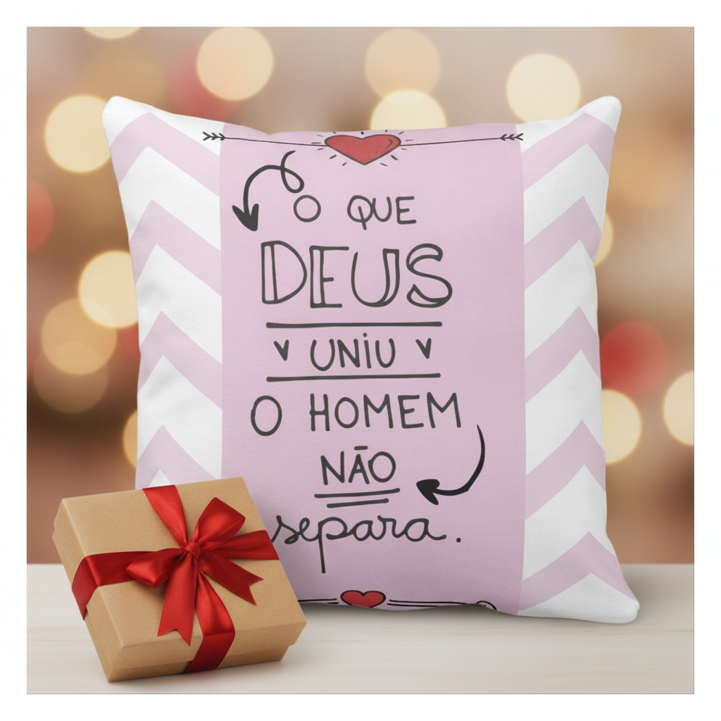 Almofada Decorativa Dia dos Namorados para Namorada