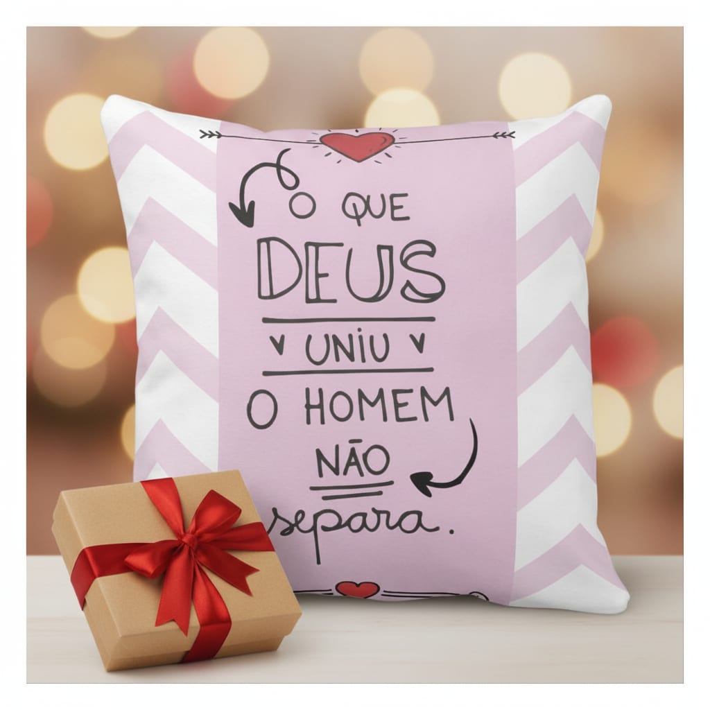 Almofada Decorativa Dia dos Namorados para Namorada