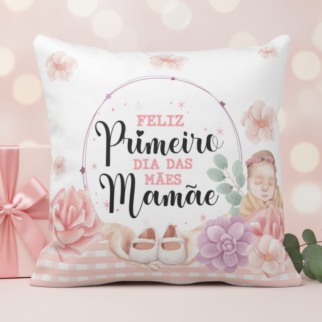 Almofada Presente Criativo Para Grávida De Primeira Viagem - Família (Mãe)