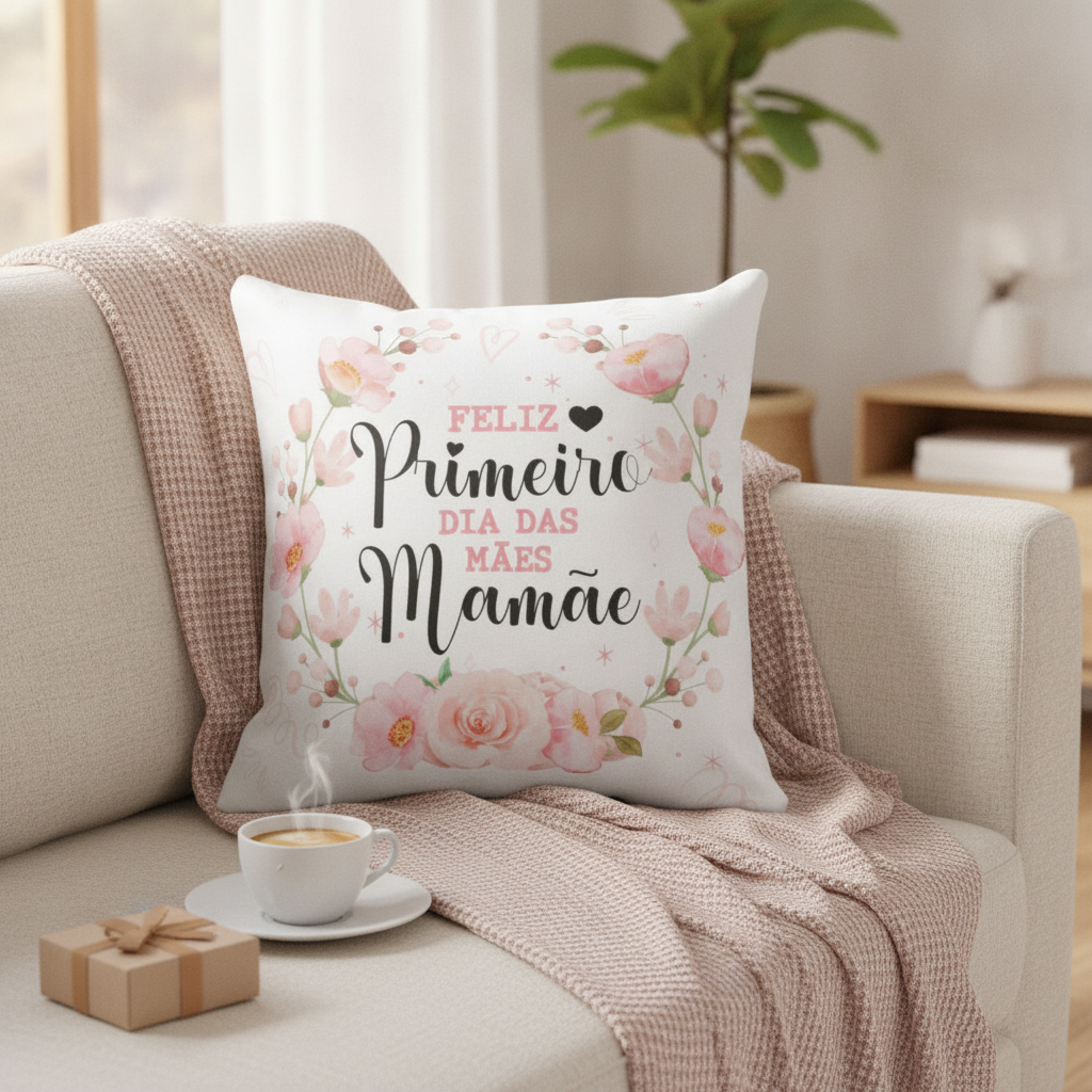 Almofada Presente Criativo Para Mamãe De Primeira Viagem - Família (Mãe)
